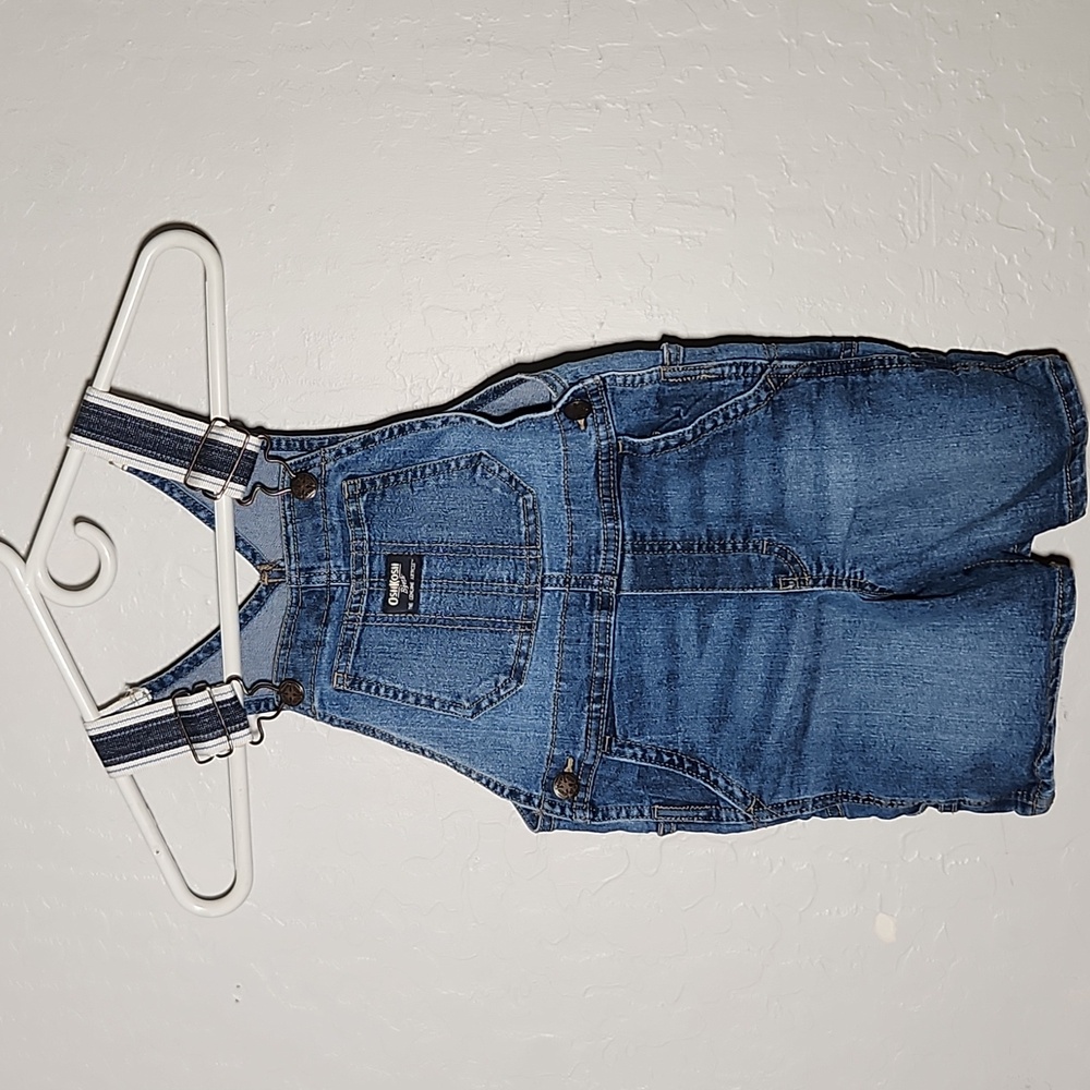 4T Toddler Jean Shortalls Short Overall Oshkosh
